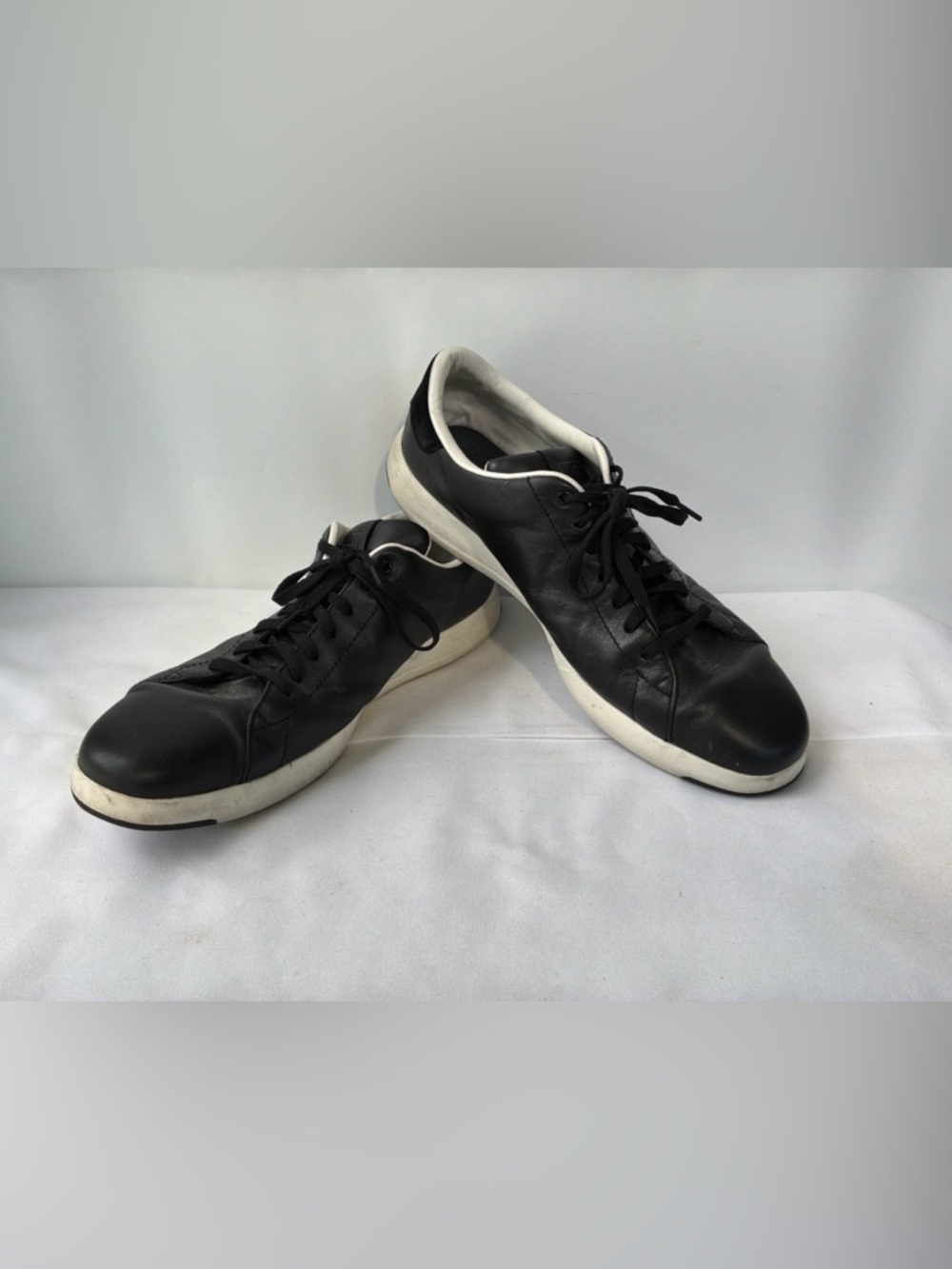Cole Haan Grandpro Lace Oxford Sneakers Mens 14W Leather Black Shoes C22583